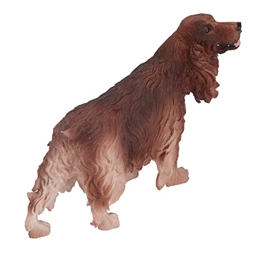 TOPINCN Realistische Braune Cocker Spaniel Figur Simulationshunde Dekoration, Plastikpädagogikspielzeug für Kinderzimmerdekoration TOPINCN Realistische Braune Cocker Spaniel Figur Simulationshunde Dekoration, Plastikpädagogikspielzeug für Kinderzimmerdekoration von TOPINCN