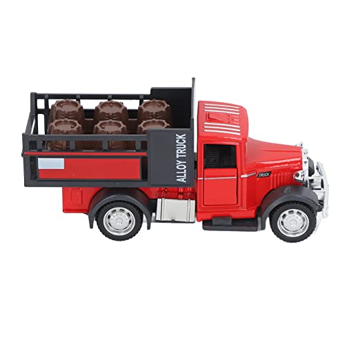 TOPINCN Retro Alloy Transport Truck Modell 1:32 Skala Bildungsspielzeug für, Ideales für Modellliebhaber (Fass) von TOPINCN