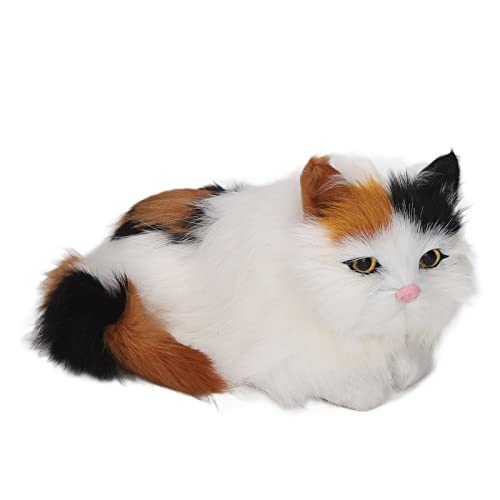 TOPINCN Simulation Plüsch Katze Puppe Entzückende Öffnungsaugen Spielzeug für und Künstliche Haarmaterial für Heimdekoration TOPINCN Simulation Plüsch Katze Puppe Entzückende Öffnungsaugen Spielzeug für und Künstliche Haarmaterial für Heimdekoration von TOPINCN