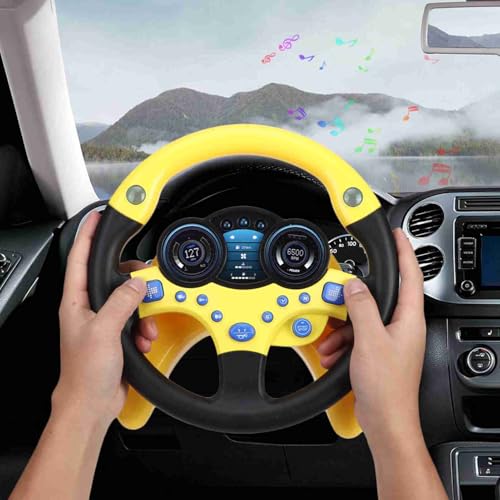 TOPINCN Simulatives Flugspielzeug für, mit Bildungsfahrzeug für, um Motorische Fähigkeiten für die Frühe Kindheit zu Entwickeln (Yellow) von TOPINCN