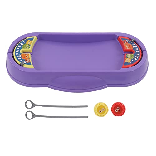 TOPINCN Small Game Multiplayer Competitive Battle Toy Top mit Gyroscope Disc für Intellektuelle Entwicklung, Kinderspielzeug Top mit Glattem Material (2 Spieler) von TOPINCN