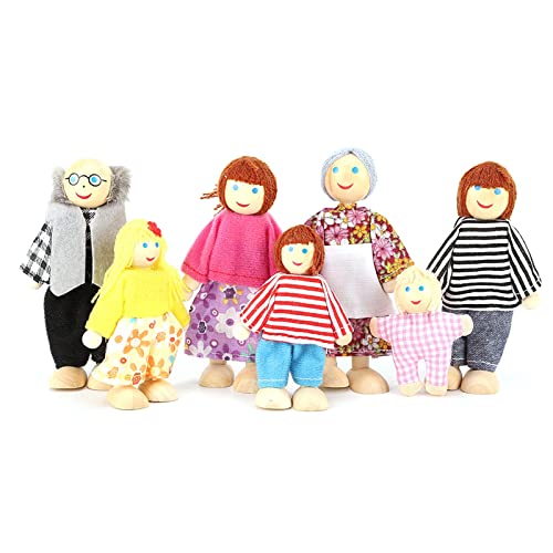 TOPINCN Spielzeug für Baby Theaterpuppen Accessoires (7. Familie) von TOPINCN