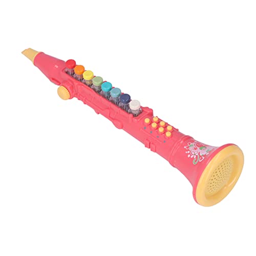 TOPINCN Süßes Klarinettenspielzeug Lustiges Musikinstrument Zum Musikspiel durch Blasen und Spielen, Bildungsspielzeug für Kindergeburtstag (Rot) von TOPINCN
