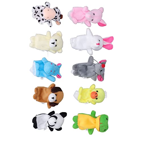 TOPINCN Tierfingerpuppen Weiche Plüsch -Bildungsspielzeuge für über 3 Jahre, Verbesserung der Kommunikationsfähigkeiten für Im Vorschulalter, Kleinkinder, Grundschüler, Pack von 10 TOPINCN Tierfingerpuppen Weiche Plüsch -Bildungsspielzeuge für über 3 Jahre, Verbesserung der Kommunikationsfähigkeiten für Im Vorschulalter, Kleinkinder, Grundschüler, Pack von 10 von TOPINCN