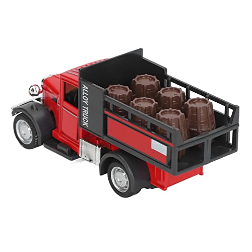 TOPINCN Transportwagen Spielzeug Retro -Legierung Amerikaner Modell 1:32 Skala für und Modellliebhaber, Bildung und für Menschen (Fass) von TOPINCN