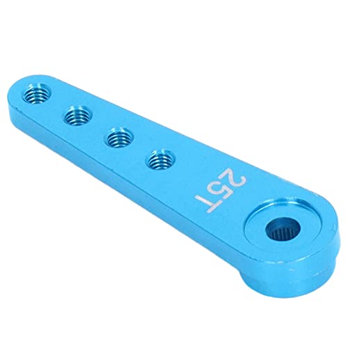 TOPINCN Universal 25T Aluminium -Servohorn - Verlängerte Einseitige Lenkarm für RC Fahrzeuge (Blue) von TOPINCN