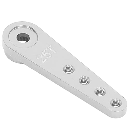TOPINCN Universal 25T Aluminium -Servohorn - Verlängerte Einseitige Lenkarm für RC Fahrzeuge (Silver) von TOPINCN