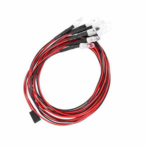 TOPINCN Weiß und Rotes LED -Licht für Einen 1/10 -RC RC Auto LKW, 5 Mm 8 Zimmer LED Spiel, Praktische Lebensmittelversorgung, Geeignet für Alle 1/10 und Neue Autos TOPINCN Weiß und Rotes LED -Licht für Einen 1/10 -RC RC Auto LKW, 5 Mm 8 Zimmer LED Spiel, Praktische Lebensmittelversorgung, Geeignet für Alle 1/10 und Neue Autos von TOPINCN