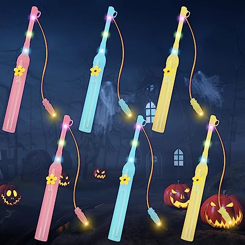 TOPJOWGA 6PCS LED Laternenstab 20cm für Kinder, Elektronischer Stab für Martinstag/St. Martin's Day, Halloween, Weihnachten von TOPJOWGA
