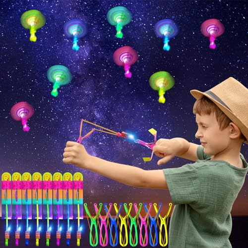 TOPJOWGA LED Leuchtspielzeug Partyartikel, 16 Stück Helikopter Fliegen Spielzeug Party Set, Rakete Copters Licht Spielzeug, Leucht Schleuder Led Flieger für Kinder, Mitgebsel Kindergeburtstag TOPJOWGA LED Leuchtspielzeug Partyartikel, 16 Stück Helikopter Fliegen Spielzeug Party Set, Rakete Copters Licht Spielzeug, Leucht Schleuder Led Flieger für Kinder, Mitgebsel Kindergeburtstag von TOPJOWGA