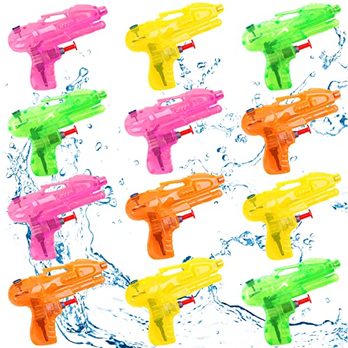 TOPJOWGA Wasserpistole Spielzeug für Kinder, 12 Stück Wasserspritzpistolen, Mini Kleine Wasserpistolen Strand Wasser Spritzpistole Spielzeug, Water Blaster Spielzeug für Sommer Outdoor TOPJOWGA Wasserpistole Spielzeug für Kinder, 12 Stück Wasserspritzpistolen, Mini Kleine Wasserpistolen Strand Wasser Spritzpistole Spielzeug, Water Blaster Spielzeug für Sommer Outdoor von TOPJOWGA