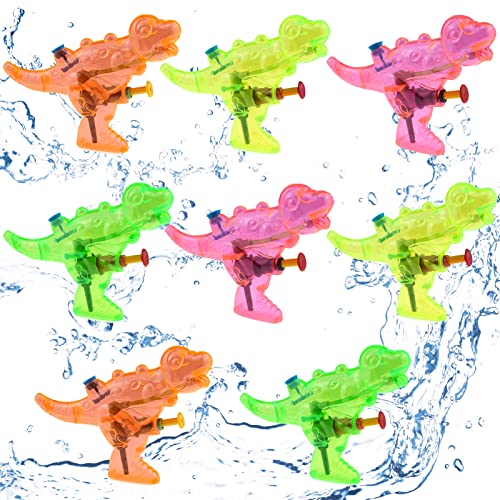 TOPJOWGA Wasserpistole Spielzeug für Kinder, 8 Stück Wasserpistole Klein, Mini Wasserpistolen Strand Wasser Pistole Water Gun, Water Blaster Spielzeug für Sommerpartys Garten Pool von TOPJOWGA
