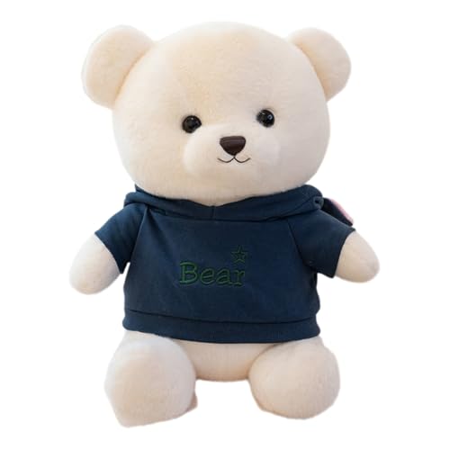 TOPLITHE Bären Plüschtier, Weicher Bär als Kuscheltier mit Kapuze Zärtliches Kuschelpüschtier Spielzeug for Kindergeburtstage und Weihnachten(Blue,45CM/17IN) von TOPLITHE
