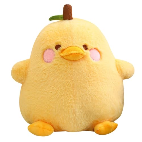 TOPLITHE Duck Plush, Cute Fruit Duck Stuffed Animals Huggable Plushie Pillow Gift for Boys Girls Birthday Home Decoration(Yellow,30CM/11.8IN) von TOPLITHE
