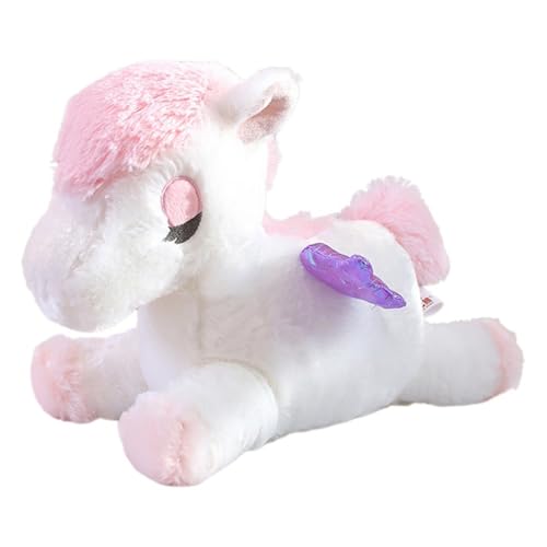 TOPLITHE Eisbären Plüschtier, Weicher Weißer Eisbär als Kuscheltier Kuschelkissen Spielzeug for Kindergeburtstage und Weihnachten(Pink,35CM/13IN) von TOPLITHE