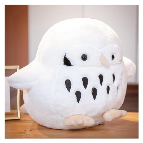 TOPLITHE Eulen Plüschtier, Superweiches Kissen Plüschtier Süßes Vogel Stofftier for Weihnachts Geburtstagsgeschenke Jungen Mädchen Kinder(White,37CM/15IN) von TOPLITHE