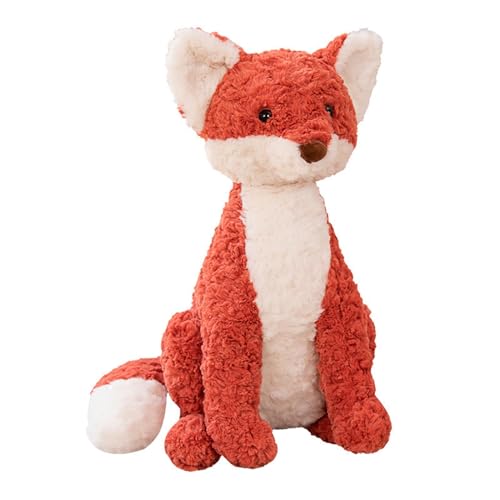 TOPLITHE Fuchs Kuscheltier, Rotfuchs Plüschtier Niedliches Umarmbares Plüschkissen Geschenke for Jungen Und Mädchen Geburtstag Heimdekoration (Size : 40CM/15.7IN) von TOPLITHE