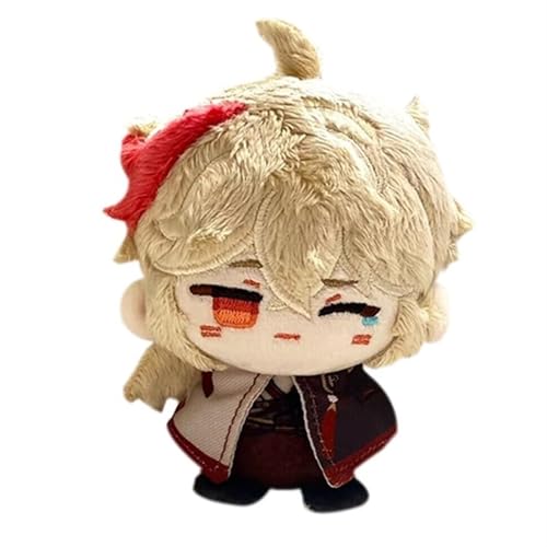 TOPLITHE Genshin Kuscheltier Schlüsselanhänger, 12CM Anime Plüschtier Niedliche Weiche Stoffpuppe Impact Carcoon Figur Als Geschenk for Fans(Kaedehara Kazusha) von TOPLITHE