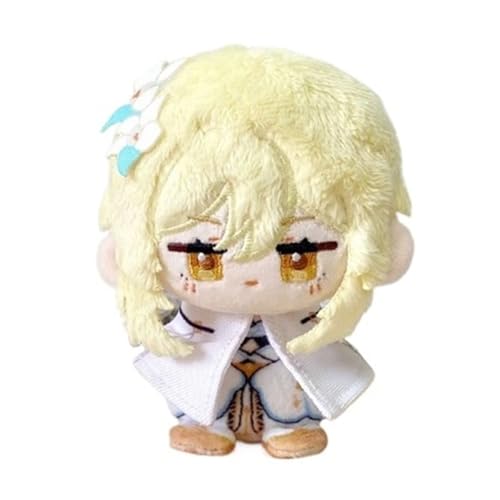TOPLITHE Genshin Kuscheltier Schlüsselanhänger, 12CM Anime Plüschtier Niedliche Weiche Stoffpuppe Impact Carcoon Figur Als Geschenk for Fans(Lumine) von TOPLITHE