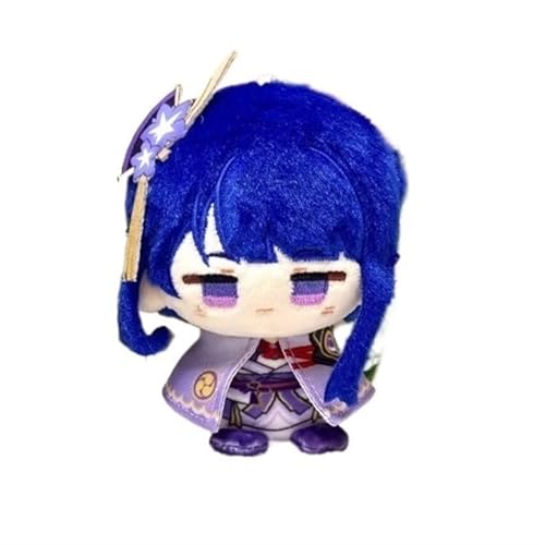 TOPLITHE Genshin Kuscheltier Schlüsselanhänger, 12CM Anime Plüschtier Niedliche Weiche Stoffpuppe Impact Carcoon Figur Als Geschenk for Fans(Raiden Shogun) von TOPLITHE