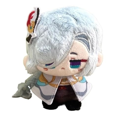 TOPLITHE Genshin Kuscheltier Schlüsselanhänger, 12CM Anime Plüschtier Niedliche Weiche Stoffpuppe Impact Carcoon Figur Als Geschenk for Fans(Shenhe) von TOPLITHE