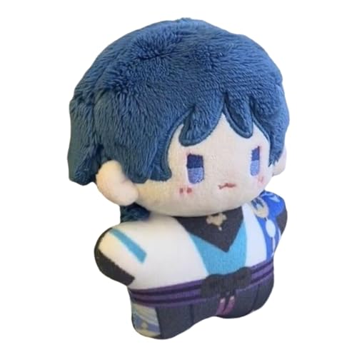 TOPLITHE Genshin Wanderer Kuscheltier, 10CM Scaramouche Anime Plüschtier Süße Weiche Stoffpuppe Impact Cartoon Figur for Fans Geschenk von TOPLITHE