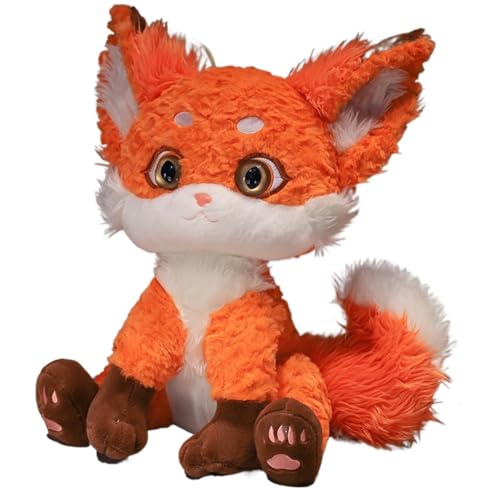 TOPLITHE Niedlicher Fuchs Kuscheltier, Weiches Stofftier Plüsch Cartoon Fuchs Spielzeug Geschenke for Jungen Mädchen Kinder Geburtstag Weihnachten(Red,55CM/21IN) von TOPLITHE