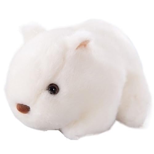 TOPLITHE Niedliches Wombat Plüschtier, Kuscheliges Wombat Plüschtier Weiches Kuscheltier Geschenk for Kinder Jungen Mädchen Geburtstag, Weihnachten(White,25CM/9.8IN) von TOPLITHE