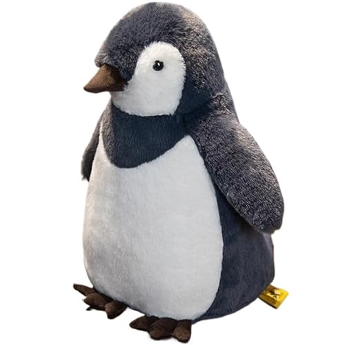 TOPLITHE Pinguin Kuscheltier, Anmutig und Flauschig Kuscheliger Begleiter Plüschtier Spielzeug Puppe for Kinderzimmerdekoration(Gray,50CM/19.6IN) von TOPLITHE