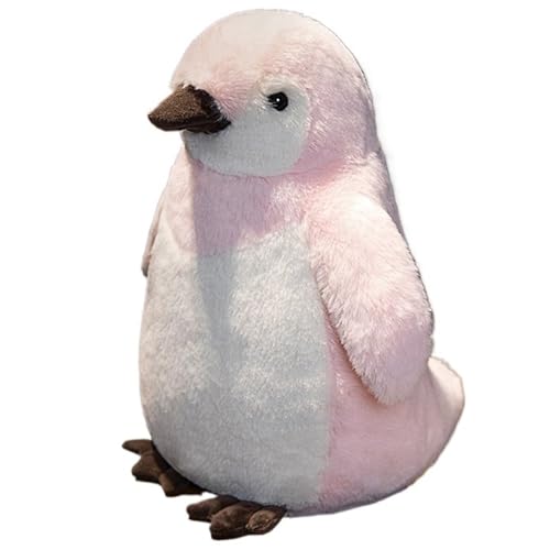 TOPLITHE Pinguin Kuscheltier, Anmutig und Flauschig Kuscheliger Begleiter Plüschtier Spielzeug Puppe for Kinderzimmerdekoration(Pink,50CM/19.6IN) von TOPLITHE