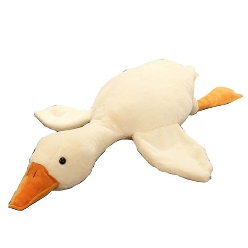 TOPLITHE Riesen Gans Plüschtier, Weicher Schwanen Kuscheltier Kuschelkissen Geburtstagsgeschenk for Mädchen und Jungen.(130CM/51IN) von TOPLITHE