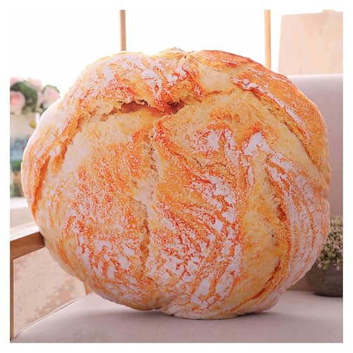 TOPLITHE Simuliertes Brotkissen, Brot-Plüschkissen, Brot, Lebensmittel, Stofftier for Büro, Zuhause, Kissen, Dekoration(M) von TOPLITHE