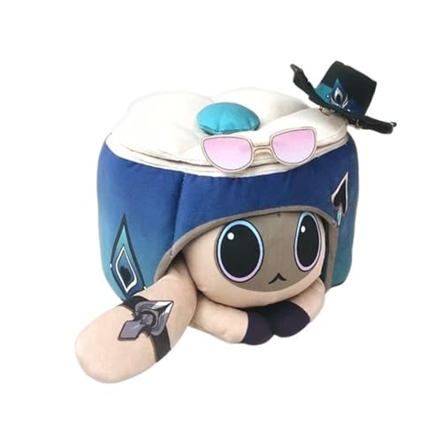 TOPLITHE Star Rail Kuscheltier, Firefly Silver Wolf Sparkle Dan Heng Blade Kafka Clara Honkai Plushie Figure Doll Anime Collection for Fans Geschenke(Aventurine,16CM/6IN) von TOPLITHE