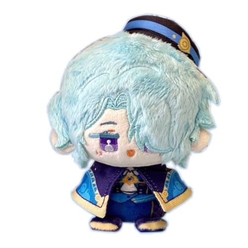 TOPLITHE Star Rail Plüsch, 12CM Niedliches Anime Plüschtier Honkai Schlüsselanhänger Weiches Baumwollstoff Puppe for HSR Gamer Fans Geschenke(Misha) von TOPLITHE