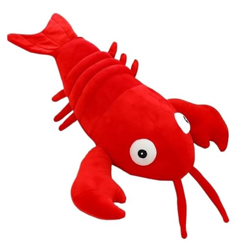 TOPLITHE Verspieltes Hummer Plüsch Spielzeug, Weiches Stofftier, Kuscheliges Meeres Kissen for Kindergeburtstagsgeschenke(50CM/20IN) von TOPLITHE