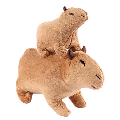 TOPLITHE Wasserschweinchen Kuscheltiere, Realistischer Mutterkapi mit Baby Plüschtier Kreatives Geschenk Hausdekoration für Mädchen und Jungen. TOPLITHE Wasserschweinchen Kuscheltiere, Realistischer Mutterkapi mit Baby Plüschtier Kreatives Geschenk Hausdekoration für Mädchen und Jungen. von TOPLITHE