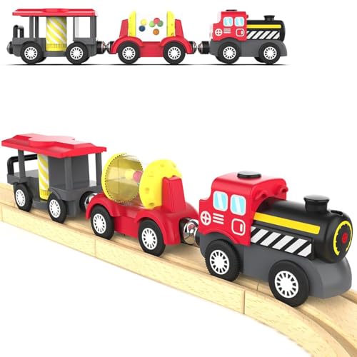 TOPLIVING Holzeisenbahngleis Zubehör batteriebetriebener Lokomotivzug, magnetisches Eisenbahnspielzeug für Kleinkinder Gleis-Set, leistungsstarker Motor feiert Zug Passend TOPLIVING Holzeisenbahngleis Zubehör batteriebetriebener Lokomotivzug, magnetisches Eisenbahnspielzeug für Kleinkinder Gleis-Set, leistungsstarker Motor feiert Zug Passend von TOPLIVING