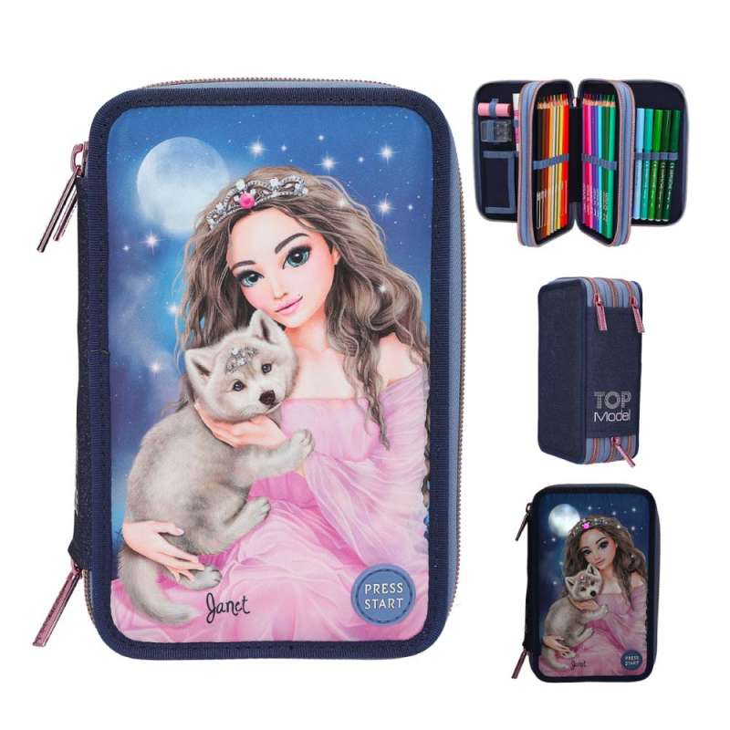 TOPModel 3 Fach Federmäppchen LED WOLF TOPModel 3 Fach Federmäppchen LED WOLF von TOPModel