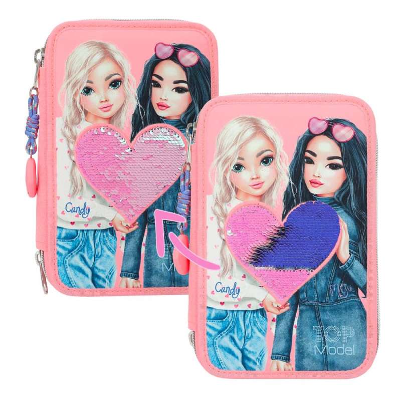 TOPModel 3 Fach Federtasche mit Wendepailletten TOPModel 3 Fach Federtasche mit Wendepailletten von TOPModel