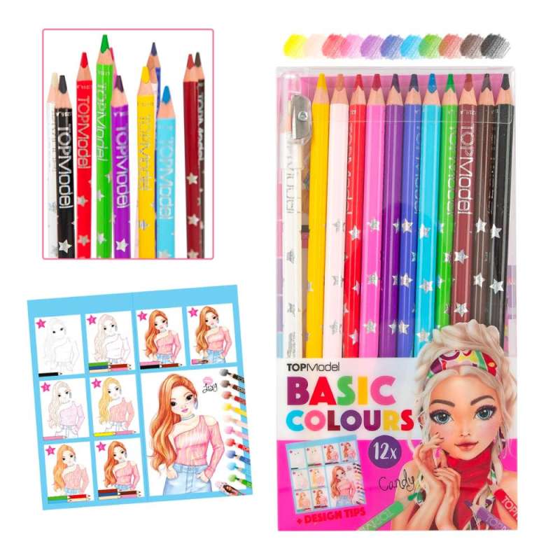 TOPModel Basic Buntstifte Set 12 Farben TOPModel Basic Buntstifte Set 12 Farben von TOPModel