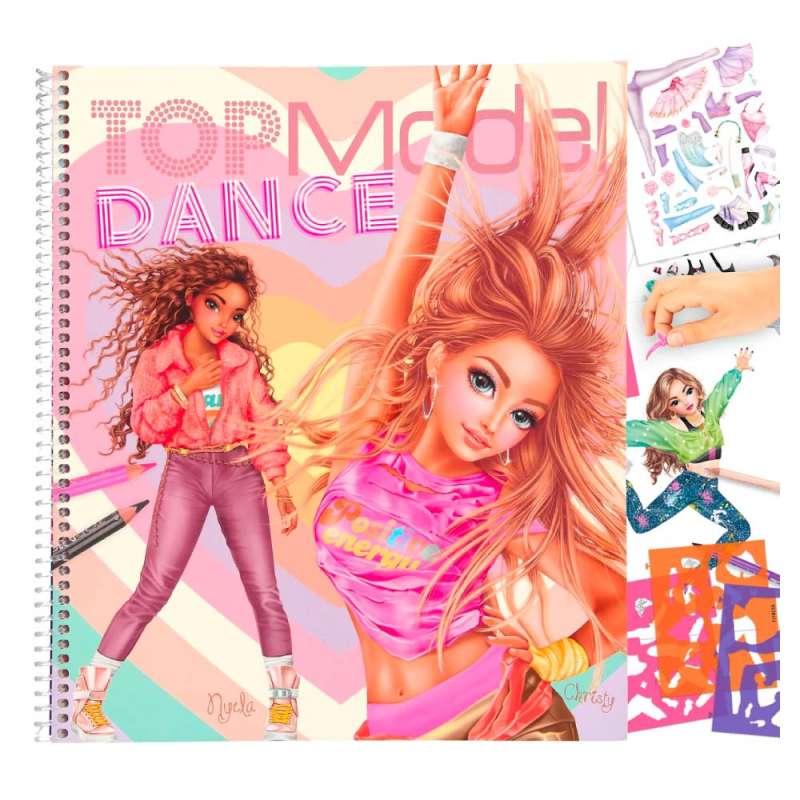 TOPModel DANCE Malbuch von TOPModel