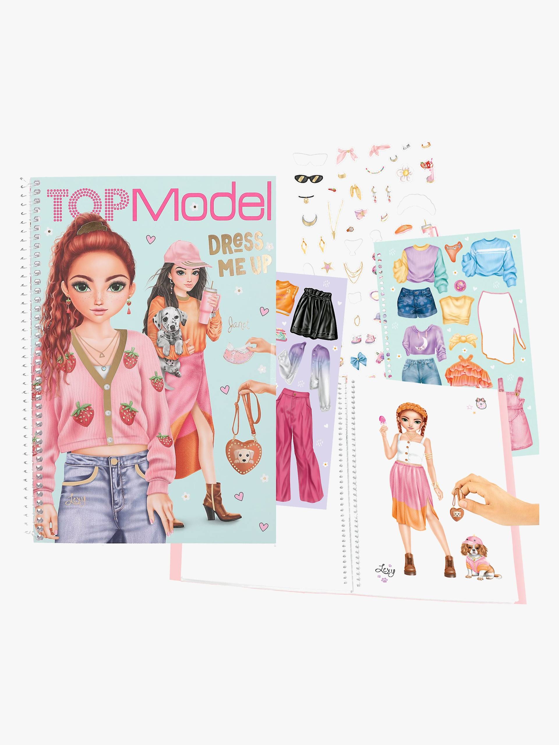 TOPModel Dress Me Up Stickerbuch Groß von TOPModel