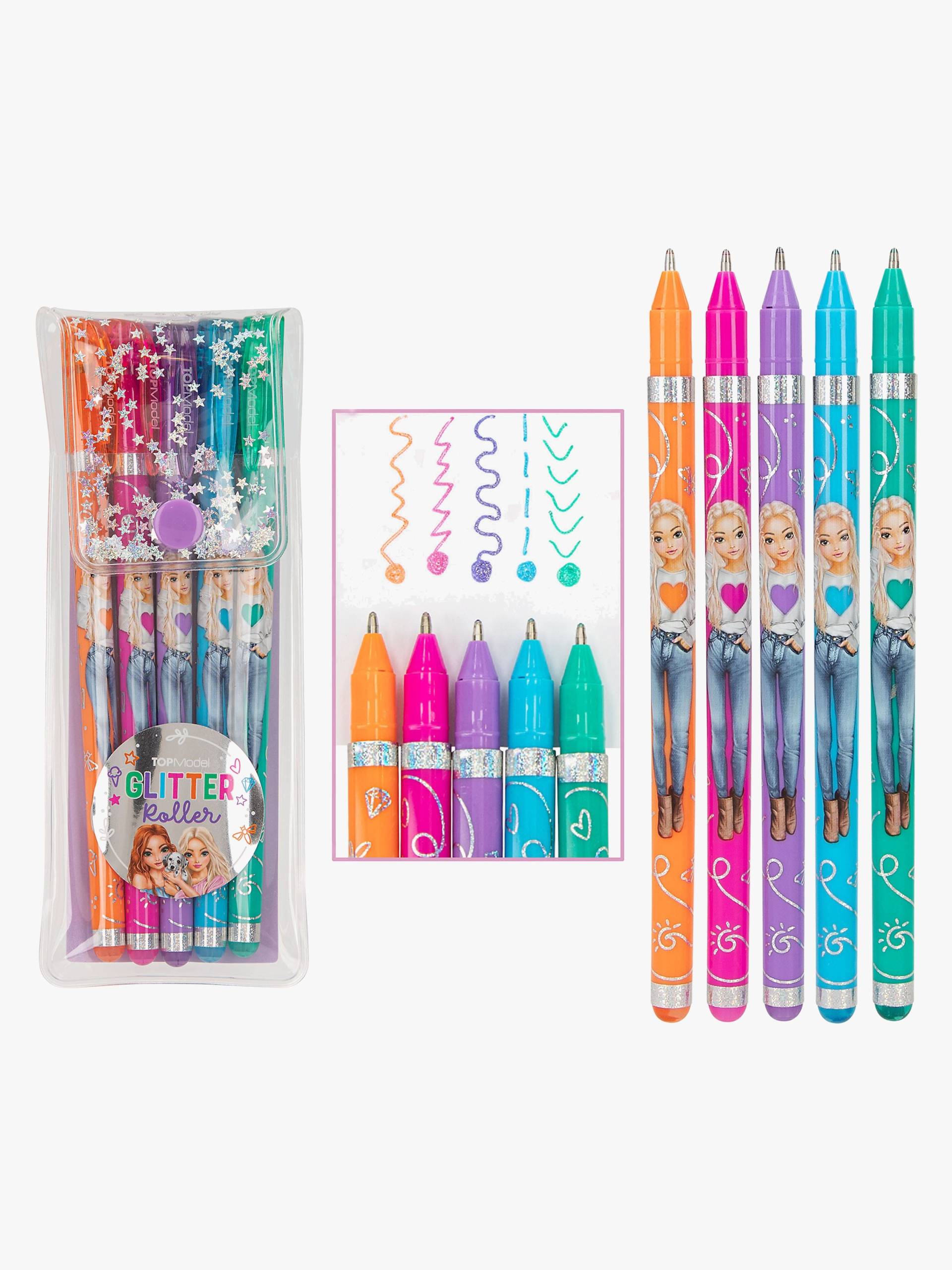 TOPModel Glitzer-Gelstifte 5er-Pack von TOPModel