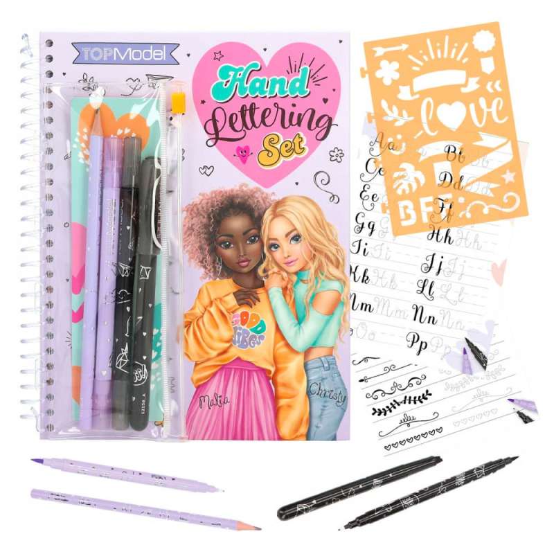 TOPModel Malbuch-Set Handlettering von TOPModel