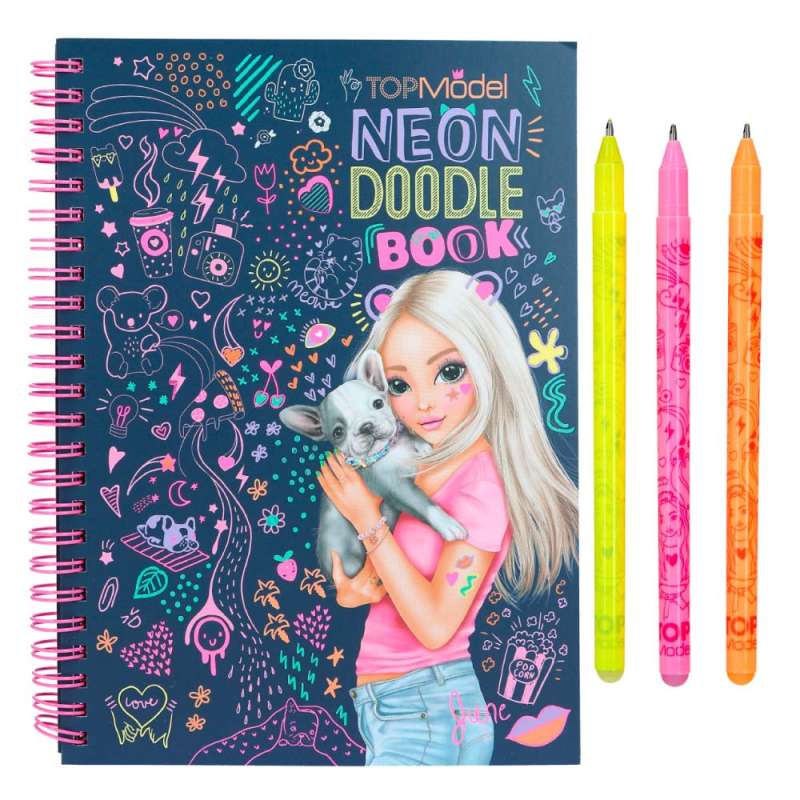 TOPModel Neon Doodle Malbuch-Set von TOPModel