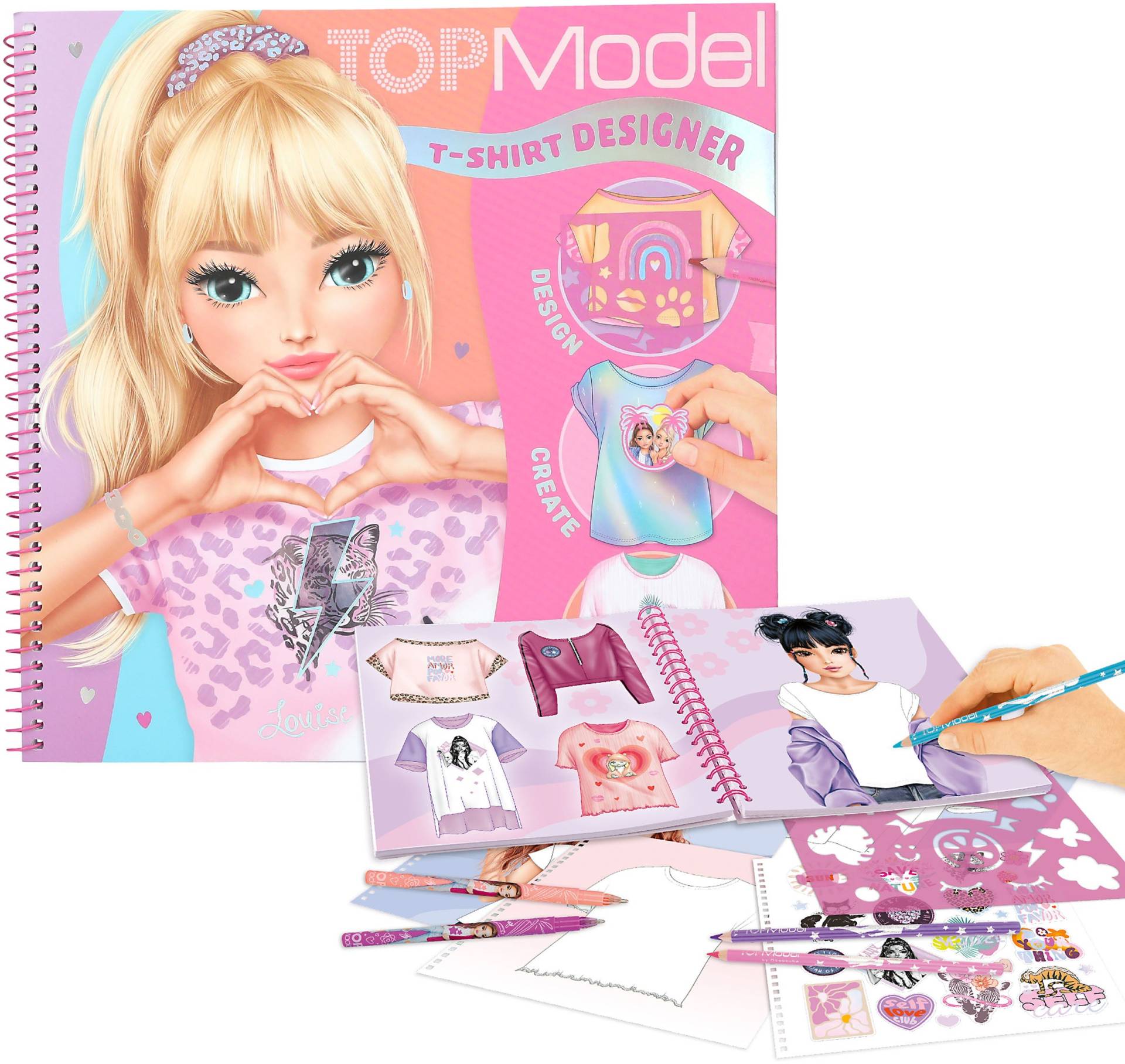 TOPModel T-Shirt Designbuch DIY-Set von TOPModel