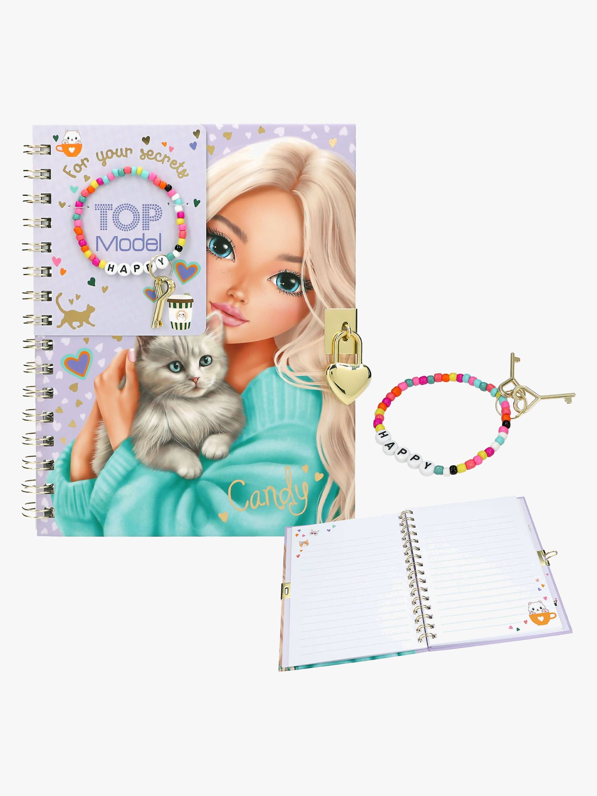 TOPModel Tagebuch mit Verschluss & Armband TOPModel Tagebuch mit Verschluss & Armband von TOPModel