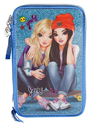Top Model 6613 3-fach Federtasche Friends, blau von Top Model