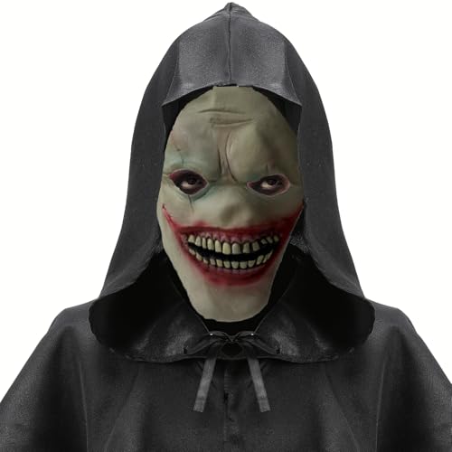 TOPOQ Clown Killer Maske Erwachsene Joker Maske Gruselige Halloween Kostüm Party Masken Dämon Vampir Masken Verkleidung Cosplay Zubehör Requisiten TOPOQ Clown Killer Maske Erwachsene Joker Maske Gruselige Halloween Kostüm Party Masken Dämon Vampir Masken Verkleidung Cosplay Zubehör Requisiten von TOPOQ