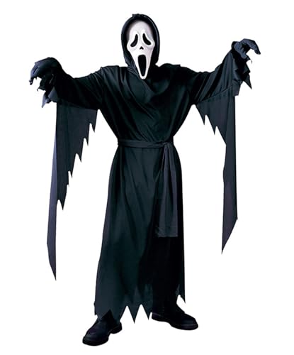 TOPOQ Halloween Reaper Costume Scream Ghost Face Mask Screamer Costume for Kids Adults Witch Wizard Costumes Demon Vampire Outfit Black Hooded Robe Cloak Removable Mask Gloves TOPOQ Halloween Reaper Costume Scream Ghost Face Mask Screamer Costume for Kids Adults Witch Wizard Costumes Demon Vampire Outfit Black Hooded Robe Cloak Removable Mask Gloves von TOPOQ